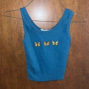Obsessive Love Crop Top Tank Top XS